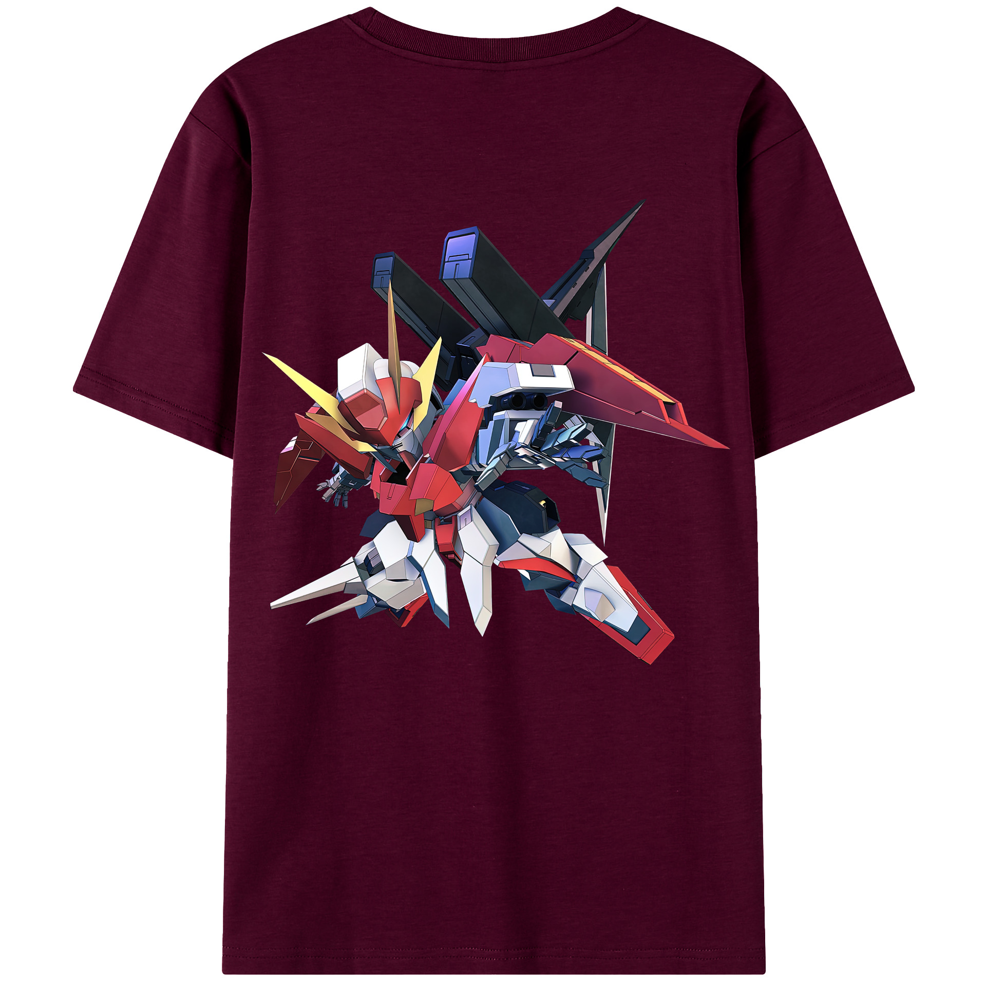 （画像用） 機動戦士ガンダム Mobile Suit Gundam レディース半袖Tシャツ(バックプリント)